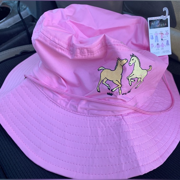 3 pink sun hats brand new as in pics - Picture 1 of 4